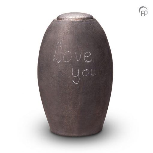 Ceramic outdoor urn My Feelings