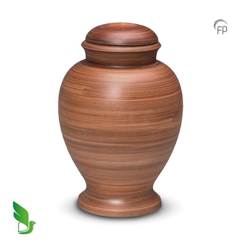 Bio Urn - Dark Brown for Ground / Water burial