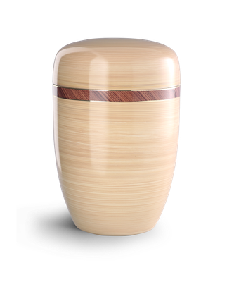 Terasest urni kate Premium – heleda puidu dekor