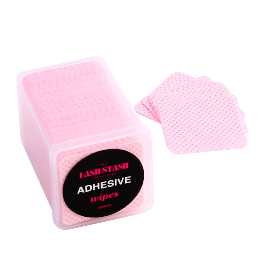 Glue Removing Cotton Wipes (200 pcs per box)