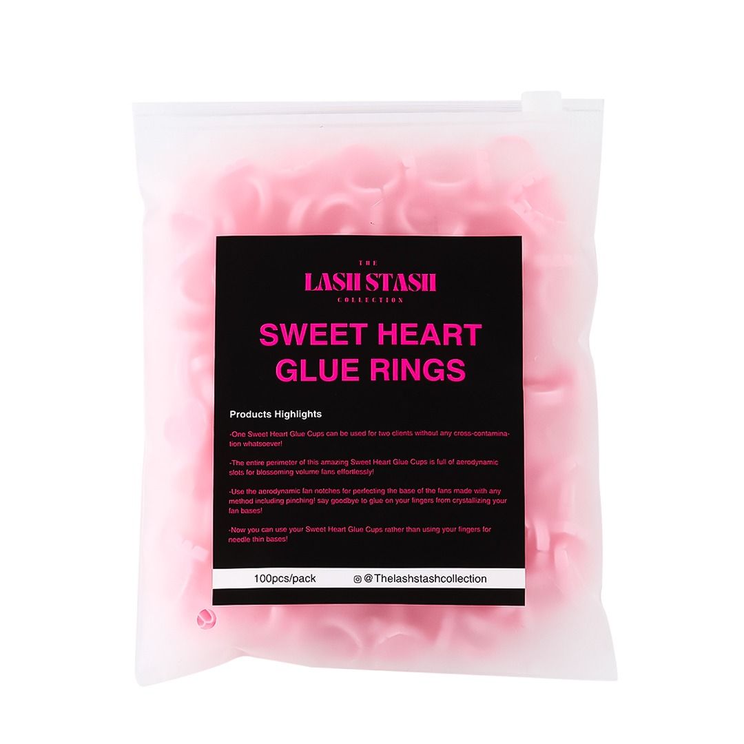 Heart-Shaped Blooming Glue Cup (100 pcs)