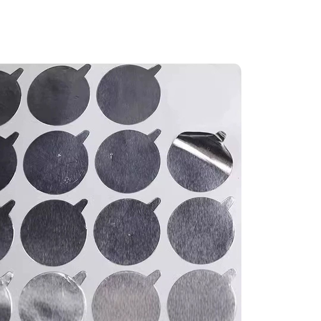 Silver Glue Sticker Dots