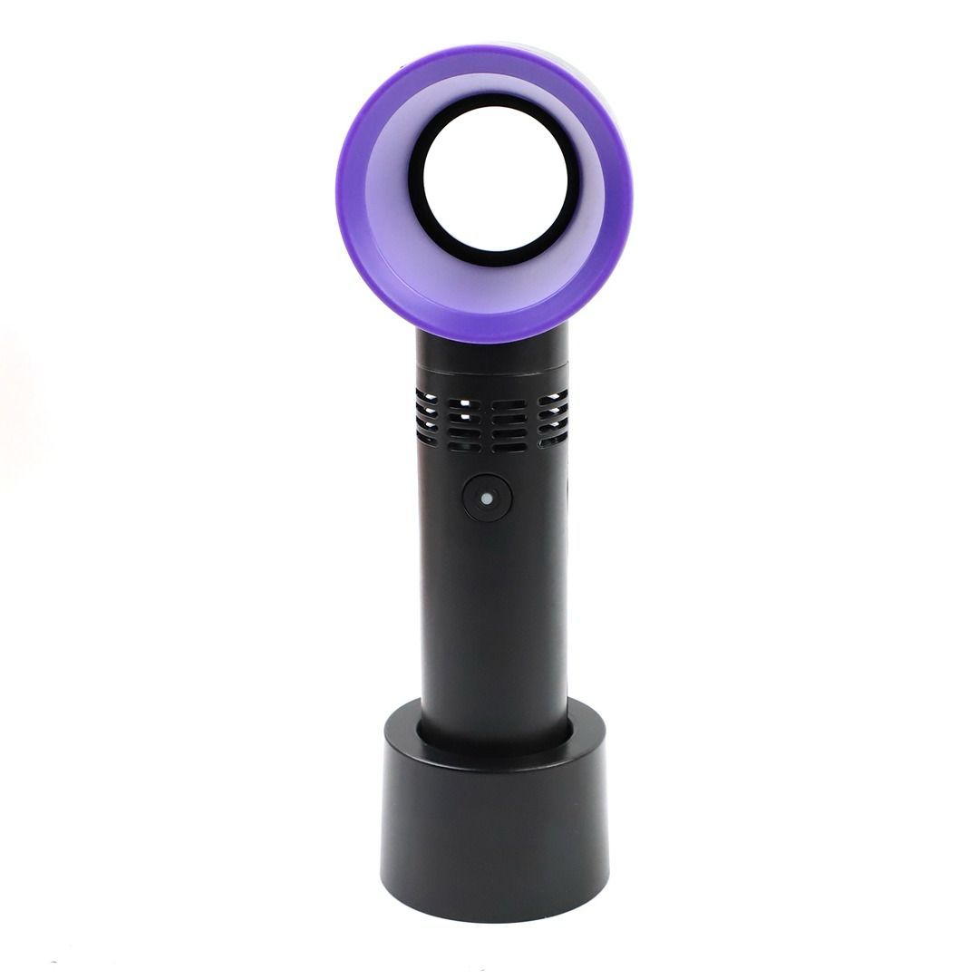 Mini Leafless Lash Fan (Black &amp; Purple)