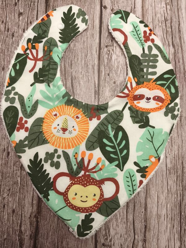 Bavoir bandana savane