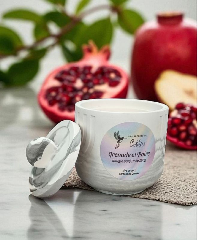Bougie Grenade Poire - 150 g