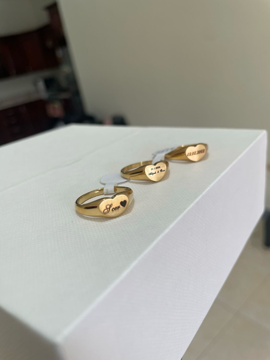 Heart Shaped Signet Ring