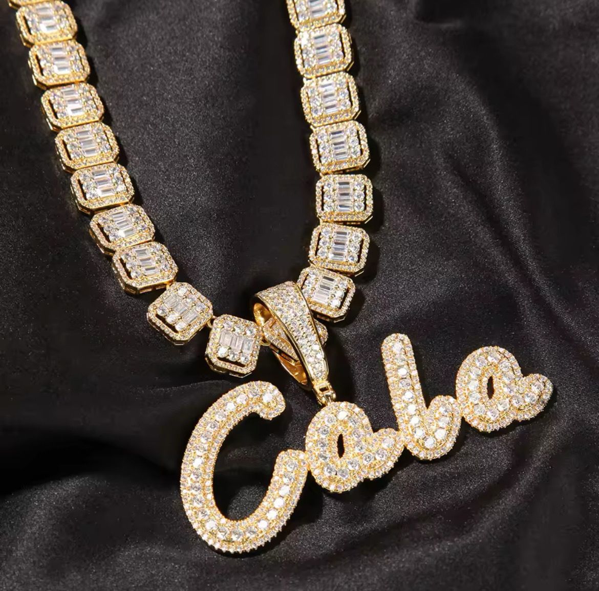 Icy Baguette Necklace