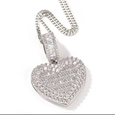 Icy Heart Photo Locket