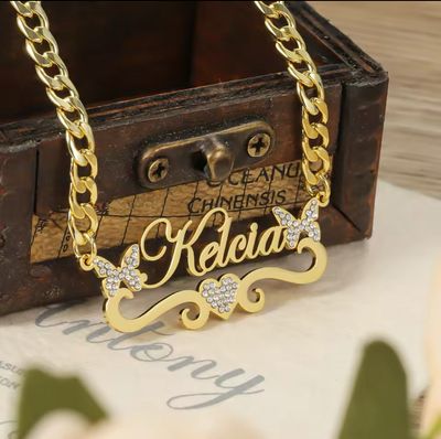 Touch Of Ice Ribbon Heart Necklace