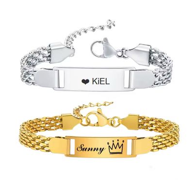 Fence Link Baby Bracelet