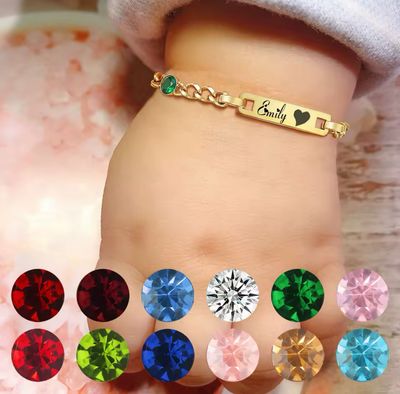 Birthstone Baby Bracelet