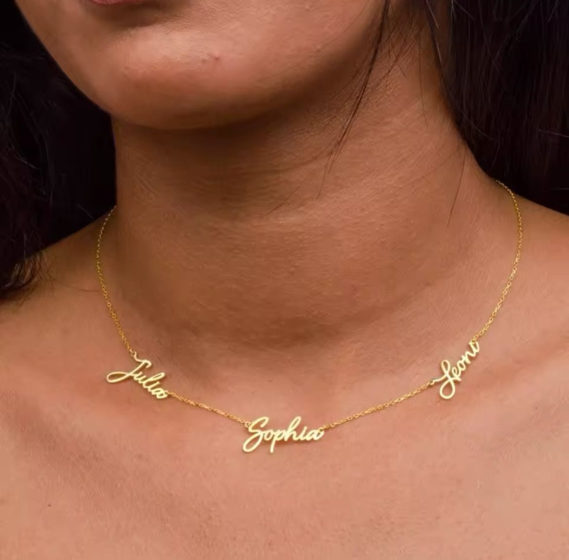 Multiple Name Necklace