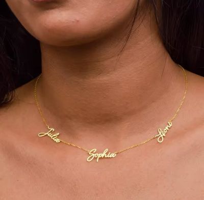 Multiple Name Necklace