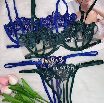Diamond Name Lace Lingerie Set