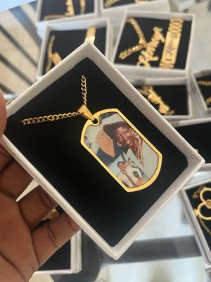 Custom Dog Tag Photo Necklace