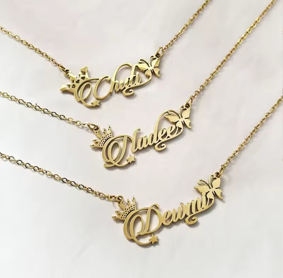 Enchanted Charm Name Necklace