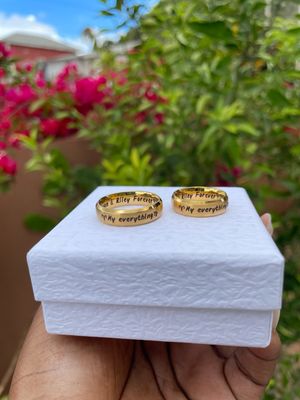 Custom Couple Band/Promise Ring