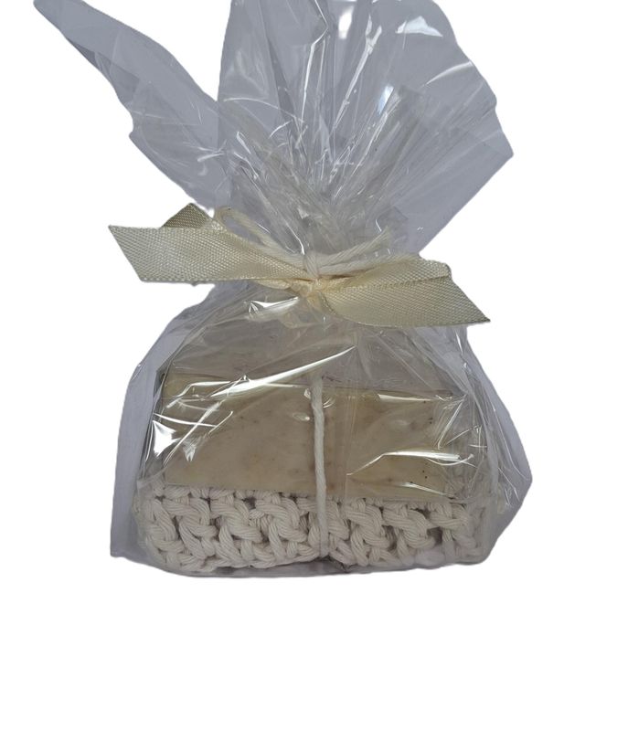 ZESTAW PREZENTOWY SASZETKA + MYDŁO NAGIETKOWE