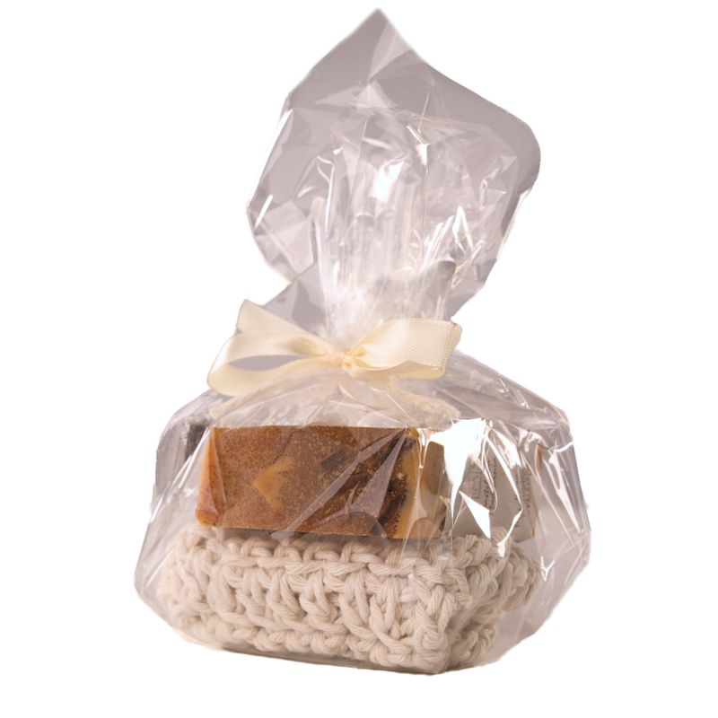 ZESTAW PREZENTOWY SASZETKA + MYDŁO POMARAŃCZA CYNAMON