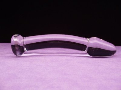 PASSION GLASS SEX TOYS - Curved 1.00" (26mm) - Dildos Dilator