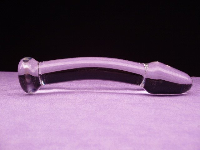 PASSION GLASS SEX TOYS - Curved 1.00&quot; (26mm) - Dildos Dilator