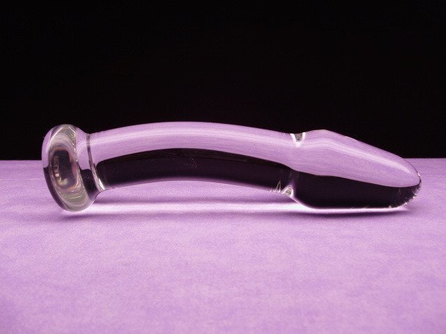 PASSION GLASS SEX TOYS - Curved 1.375&quot; (35mm) - Dildos Dilator