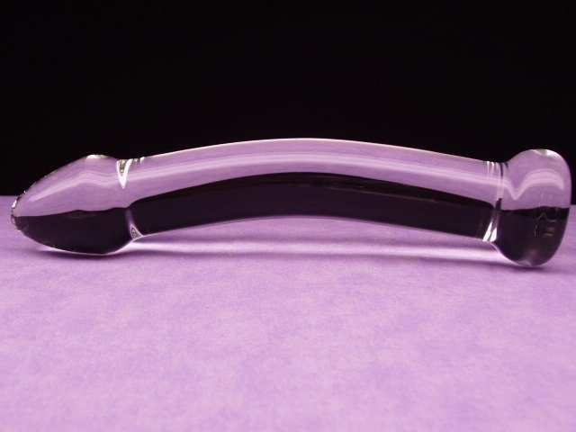 PASSION GLASS SEX TOYS - Curved 1.50&quot; (38mm) - Dildo Dilators