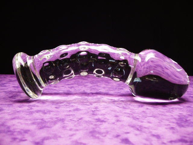 PASSION GLASS SEX TOYS - Curved 1.875&quot; (47mm) - Dildos Dilator