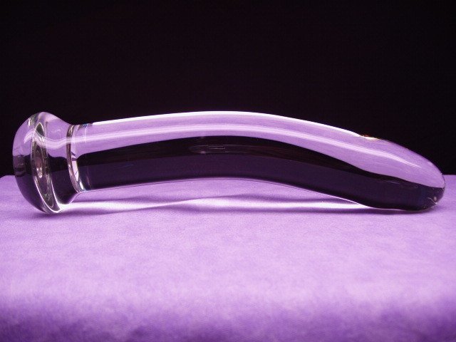 PASSION GLASS SEX TOYS - Curved 2.00&quot; (51mm) - Dildo Dilators