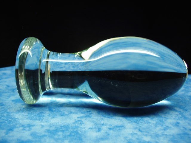 EGG GLASS BUTT PLUG SEX TOYS