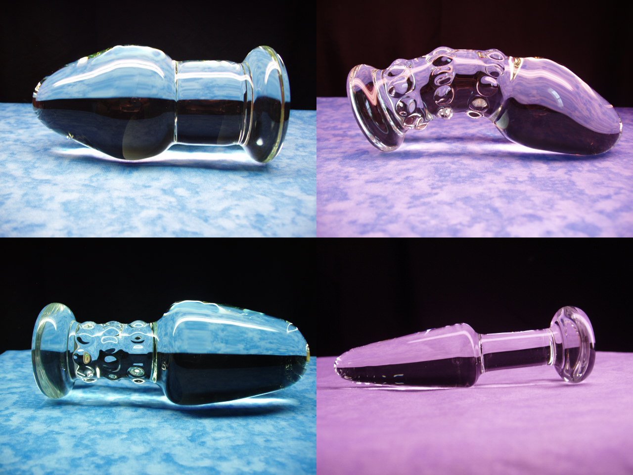 CLASSIC GLASS BUTT PLUG SEX TOYS