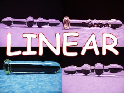 LINEAR Glass Dildos
