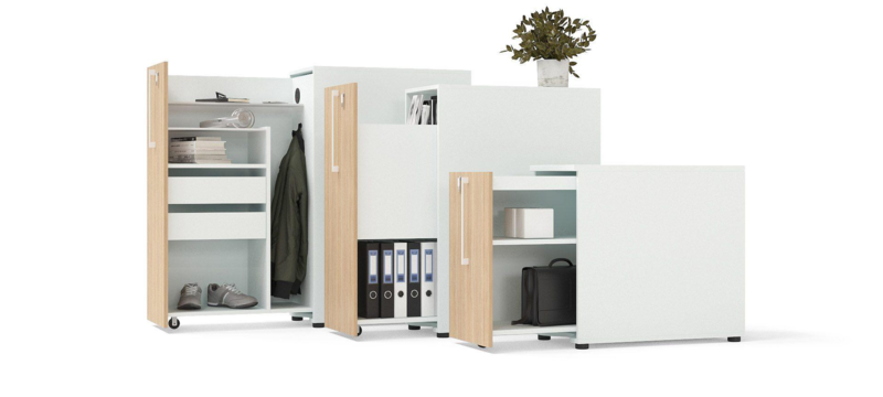 BOXI - Apothekerschrank mit 2 Einlegeböden, 1 Metaleinlegeboden, 1 Aktenschublade (1200)