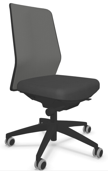 Surf Kunstleder Gestell Schwarz