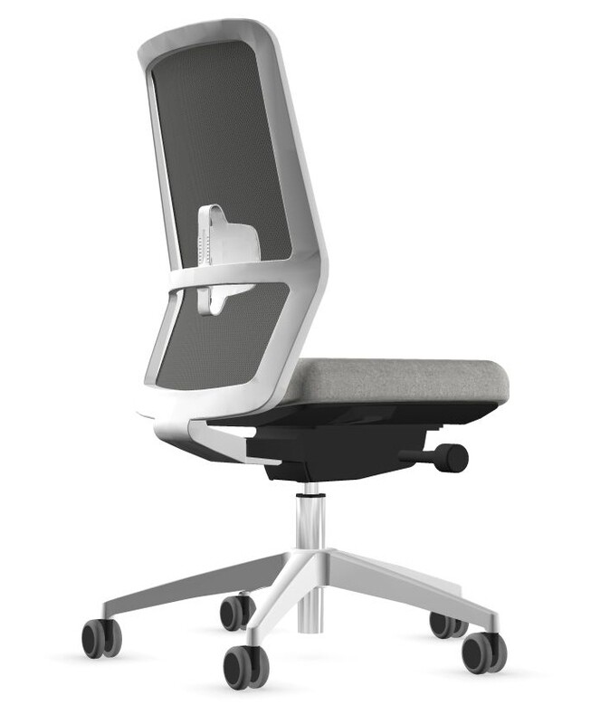 Surf Stoffbezug  Gestell Weiss