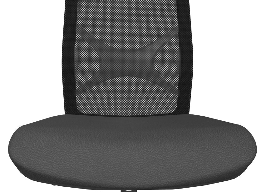 Wind Kunstleder/Mesh Gestell Schwarz, Kunstleder: D11 Schwarz (RNN)