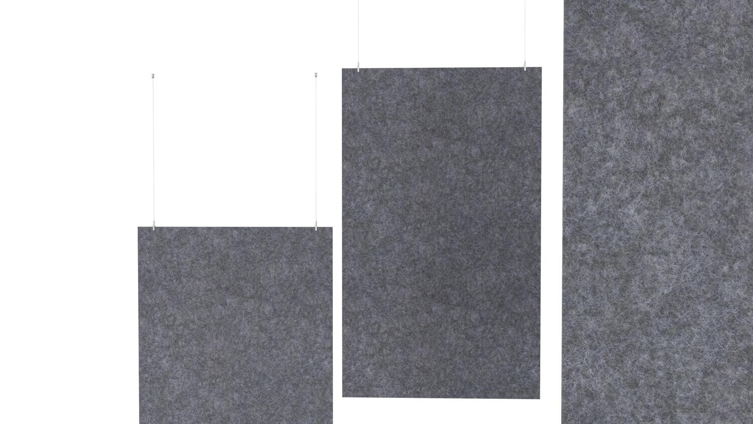 Partitions Muster PLAIN, Format: 2000 x 800 mm, Farbe: B18 Grau