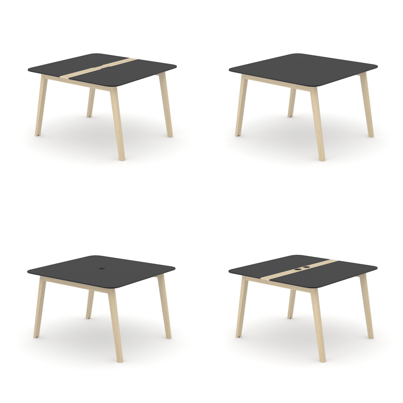 NOVA WOOD 4 Plätze
HPL Tischplatte