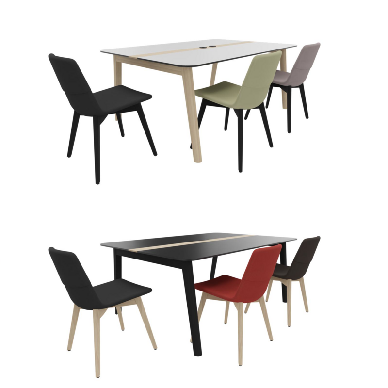 NOVA WOOD 6 Plätze
HPL Tischplatte