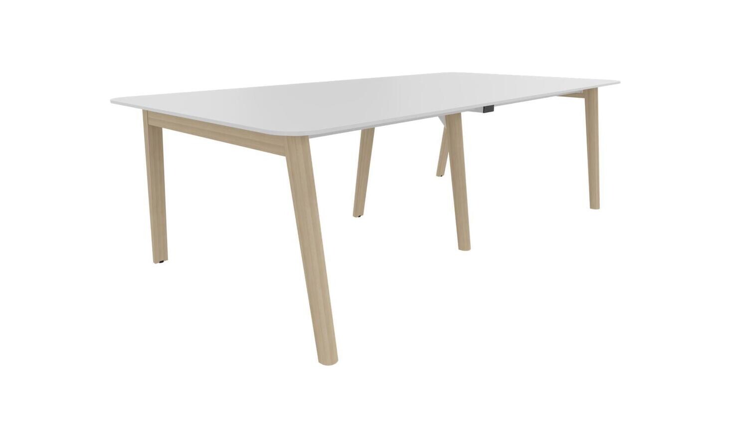 NOVA WOOD 10 Plätze
HPL Tischplatte, Tischplatte: HPL H70B02 Weiss, Farbe Tischfuss: W2 Esche natur hellgrau gebeizt, Optionen: ohne