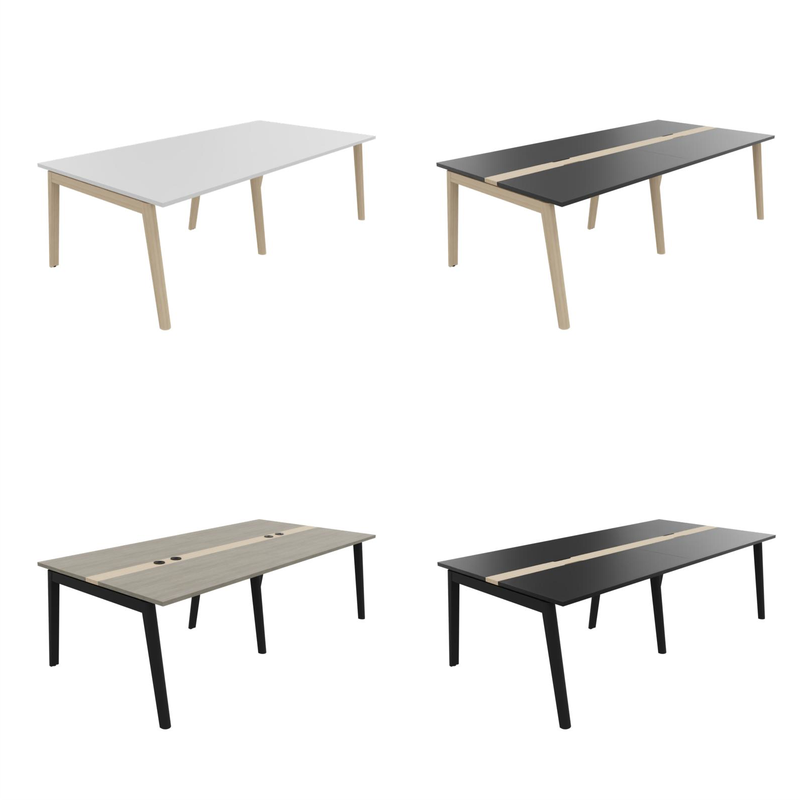 NOVA WOOD 8 Plätze
Melamin Tischplatte