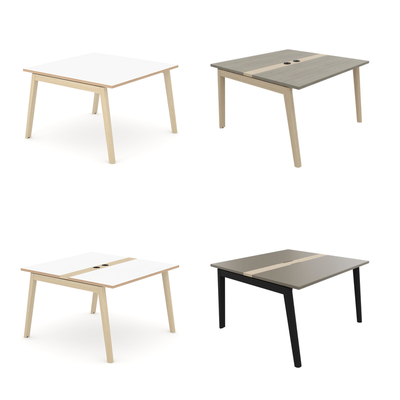 NOVA WOOD 4 Plätze
Melamin Tischplatte