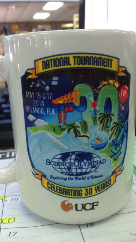 2014 Science Olympiad Coffee Mug 15 oz