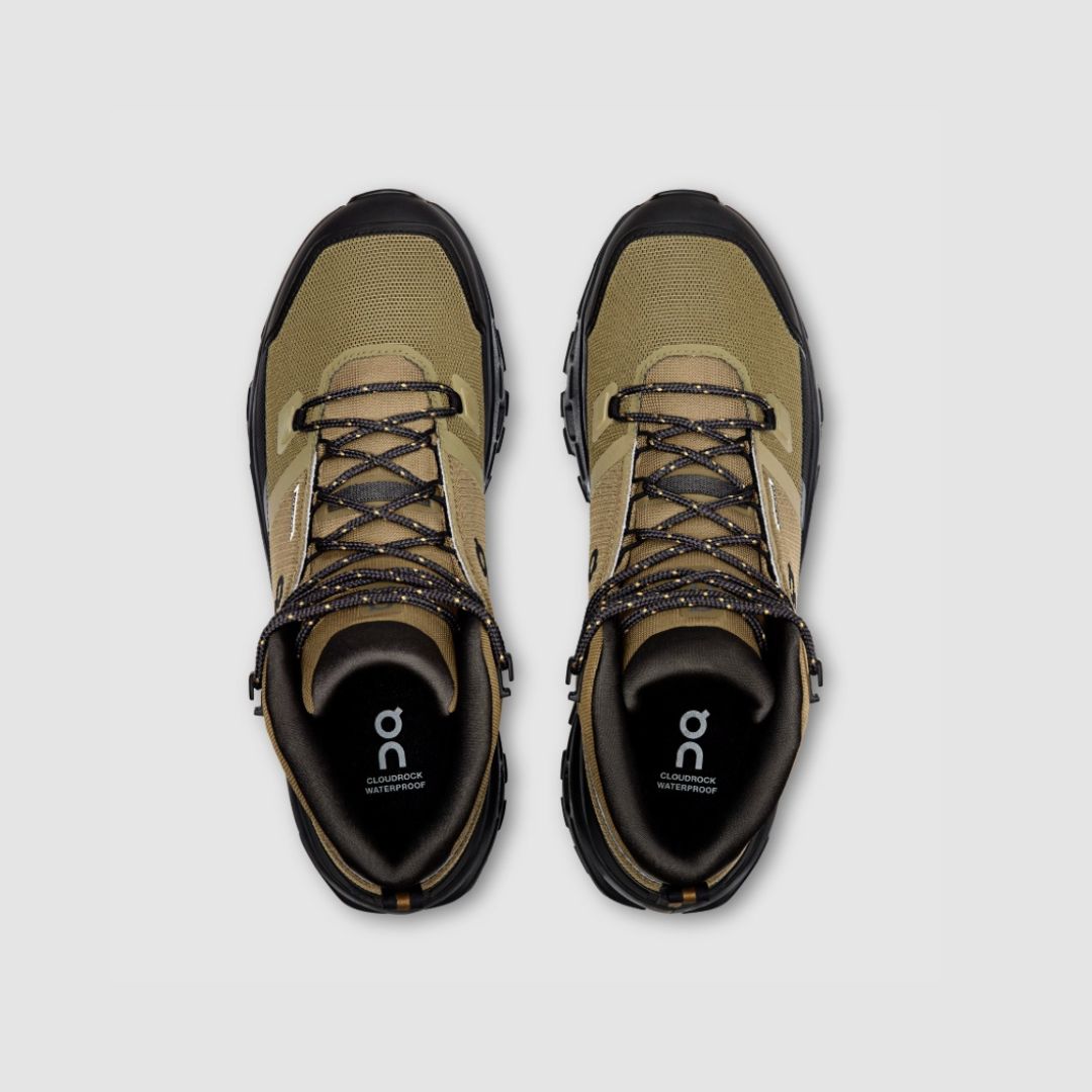 ON Cloudrock Mid Waterproof "Hunter | Black"