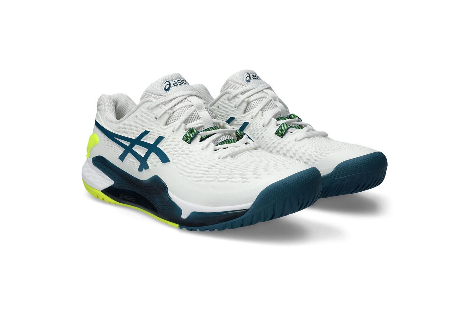 Asics Gel Resolution 9 - White Restful Teal