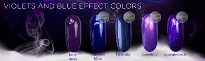 Violets &amp; Blue Effect