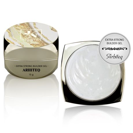 Arhiteq pinch &amp; build clear strong builder gel - 15g