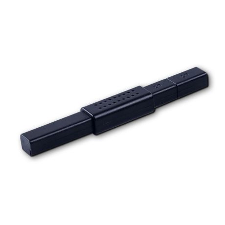 Cat eye double side magnet plat noir - 1 pcs