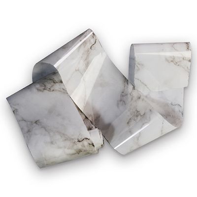 Feuille Marbre blanc 1m foil