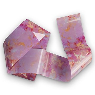 Feuille Marbre rose 1m foil